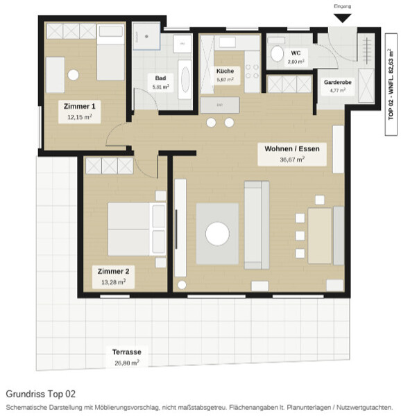 Grundriss schematisch