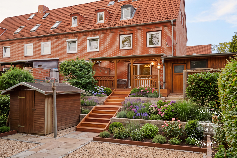 Gartenansicht KI