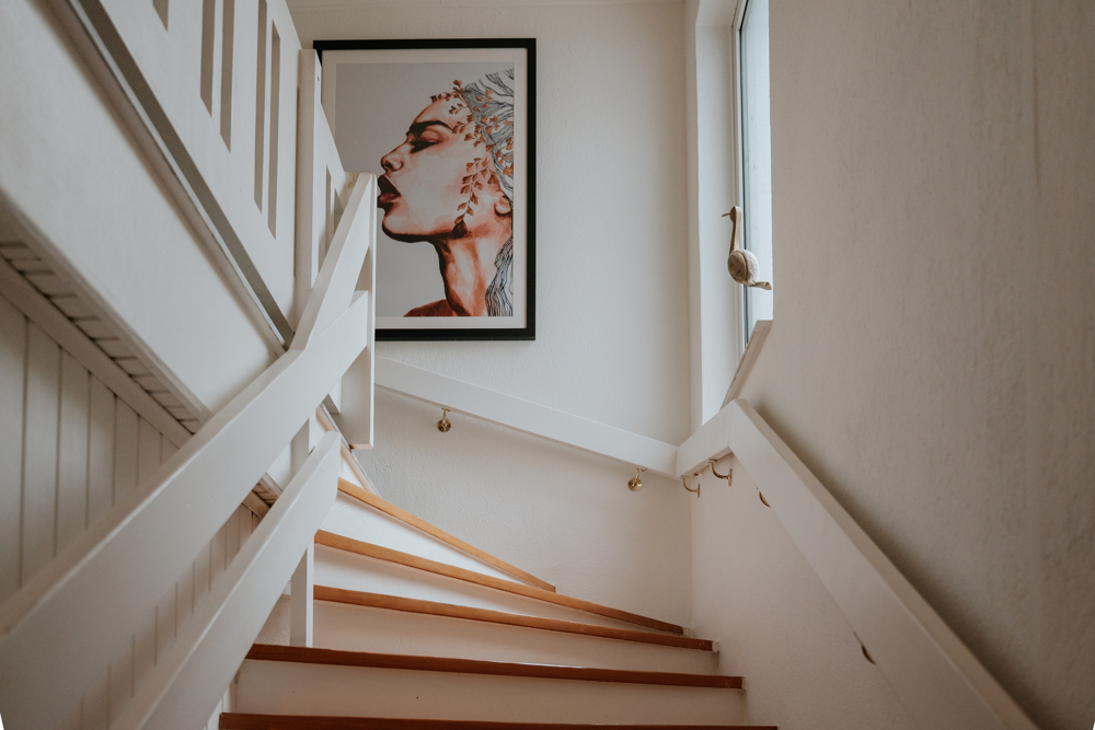 Treppe in Obergeschoss