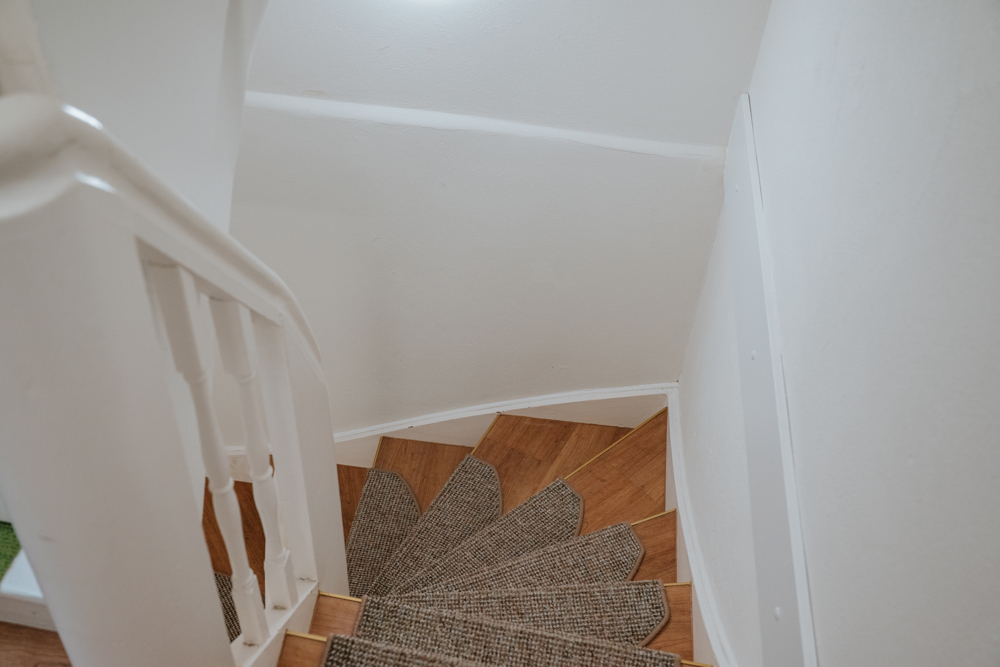 Treppe zum Dachgeschoss