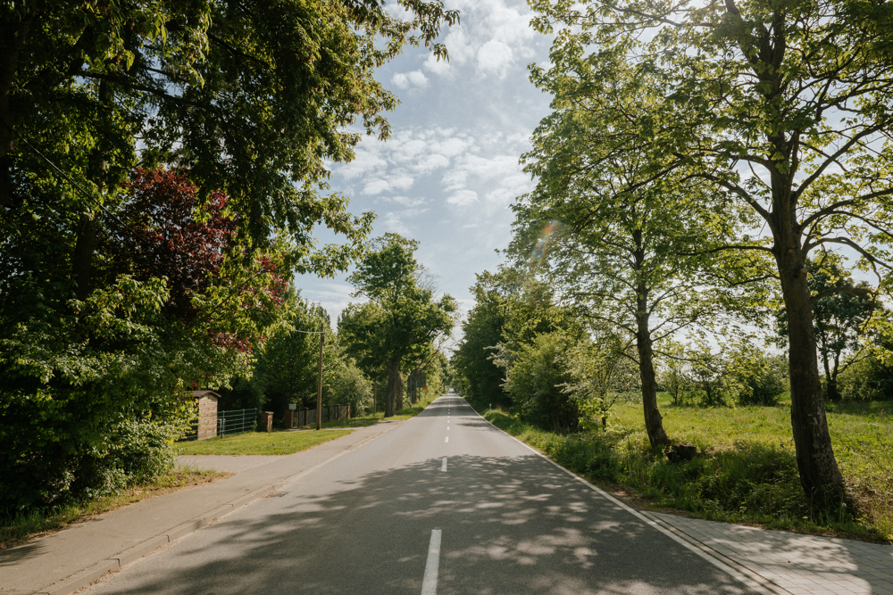 Straße nach Zarrentin