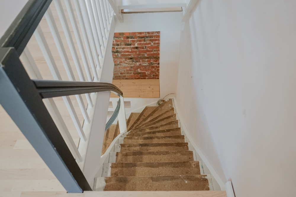 Treppe zum Obergeschoss