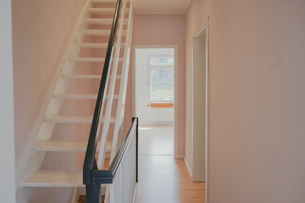 Treppe zum Dachgeschoss