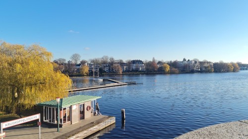 Alster fußläufig zu erreichen