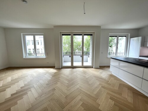 Blick in den Wohn- und Essbereich