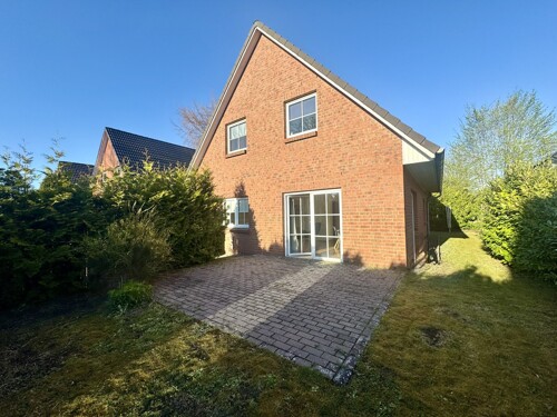 Blick auf das Einfamilienhaus