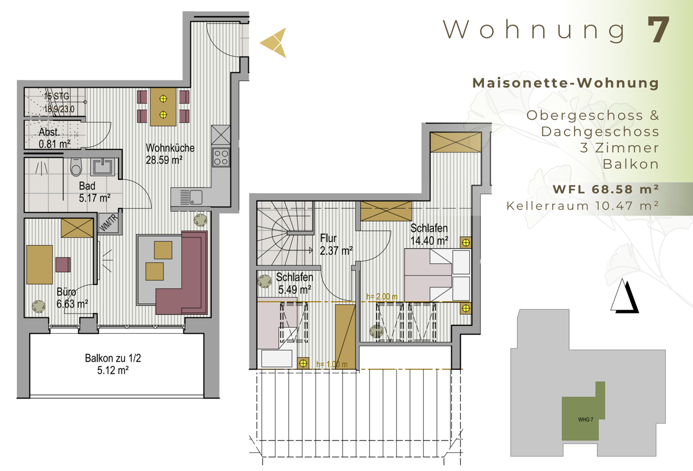 Grundriss  WE 7