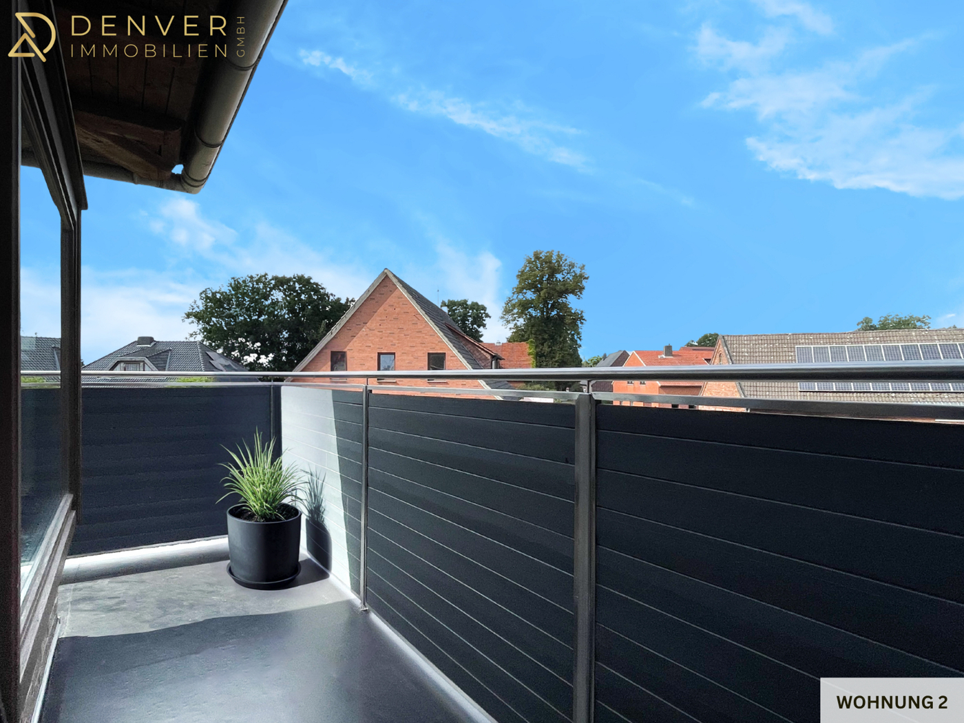 Balkon Wohnung Nr. 2