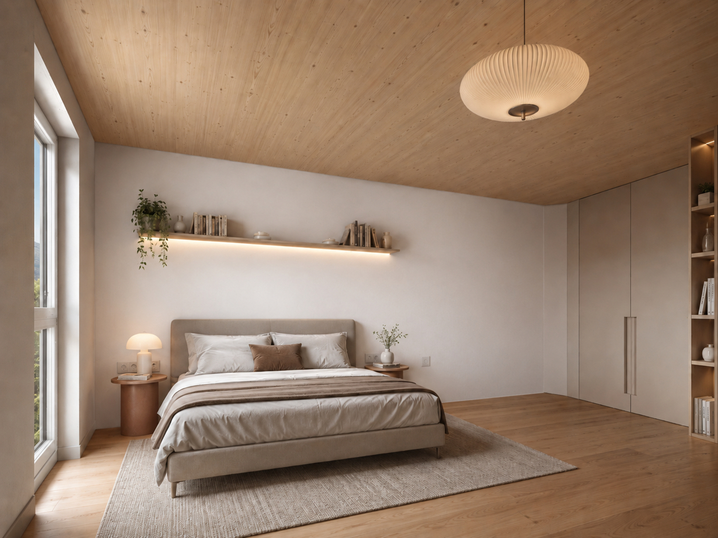 Schlafzimmer KI-Visualisierung