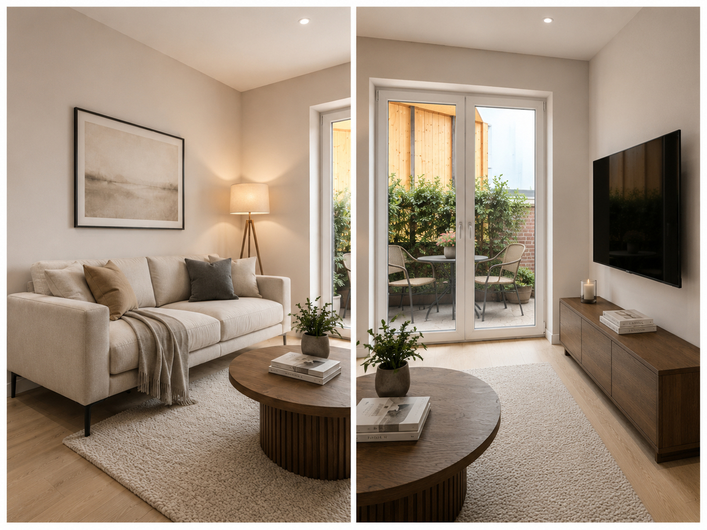 KI-Visualisierung Wohnzimmer 