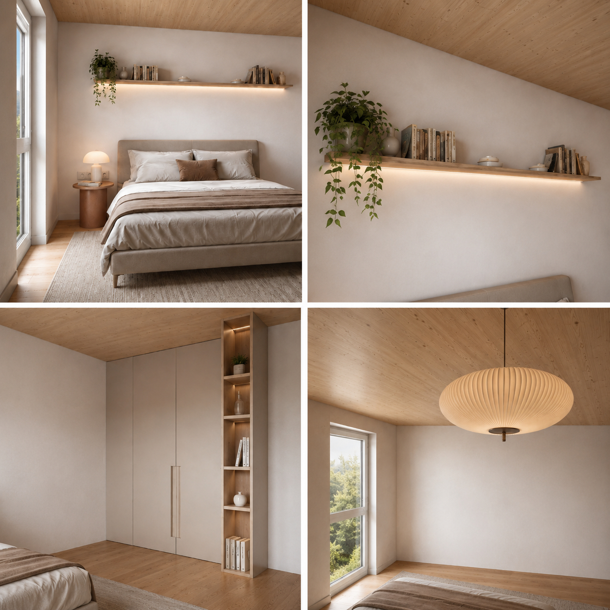 Schlafzimmer KI-Visualisierung