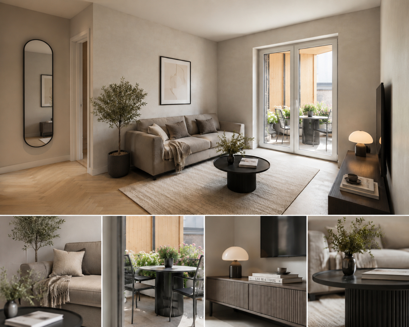 KI-Visualisierung Wohnzimmer