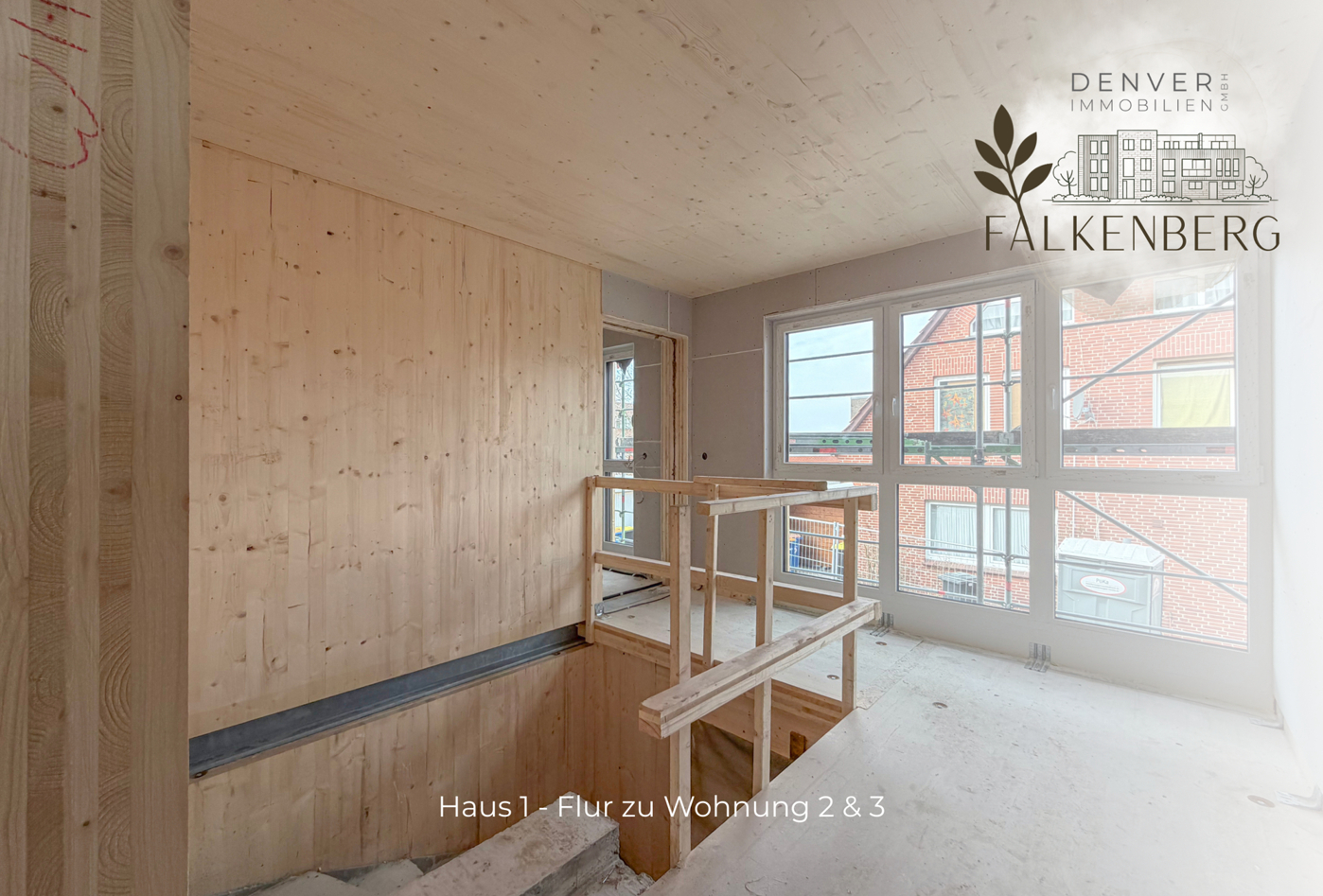 Flur 1. OG zu Wohnung 2 und 3