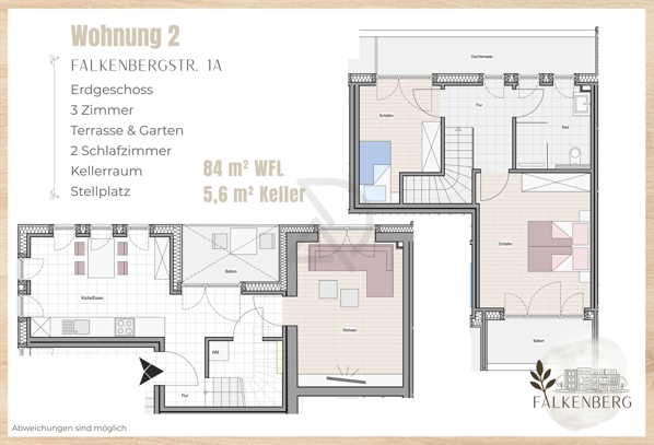 Wohnung Nr. 2 Maisonette