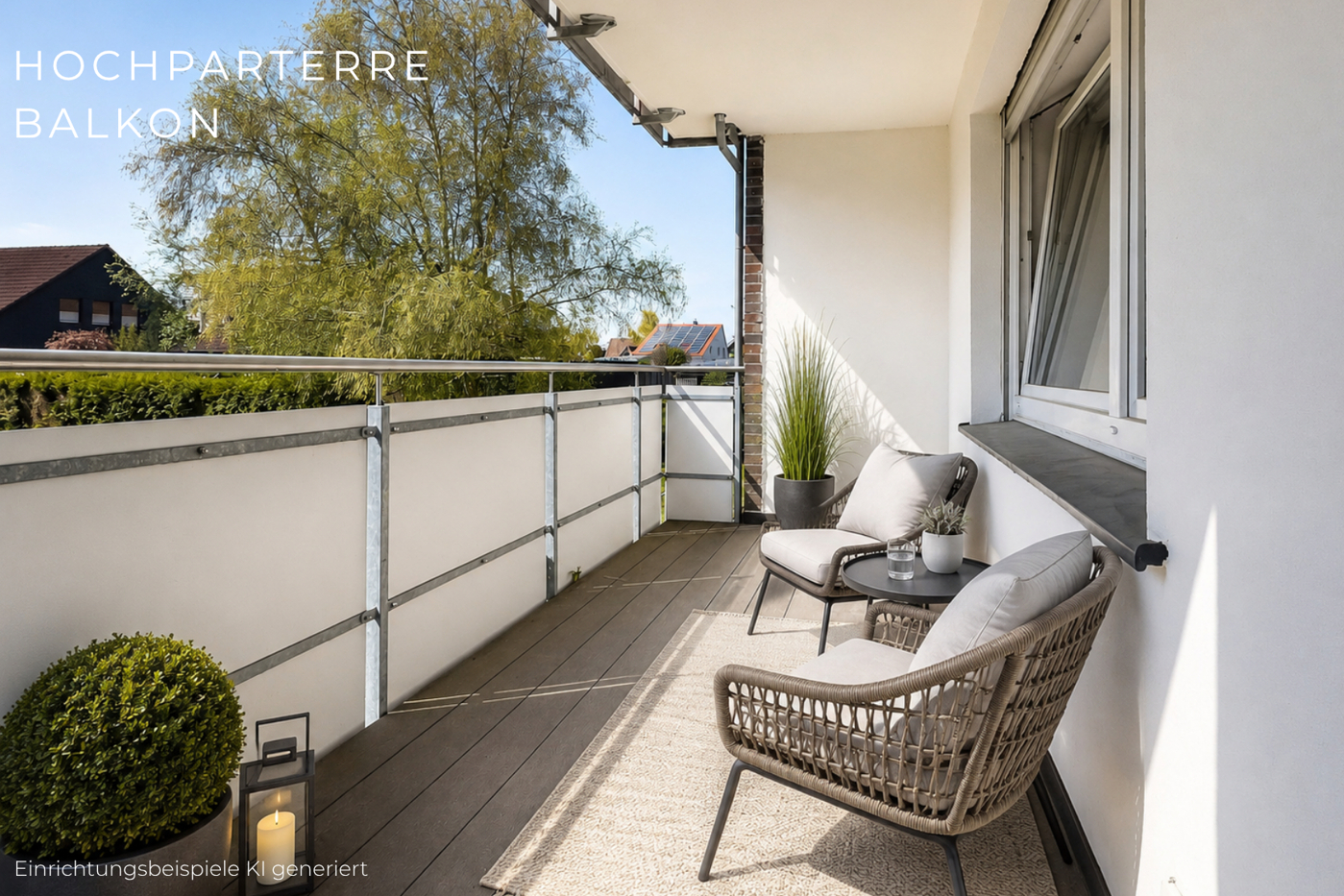 WE7 - Hochparterre Terrasse 