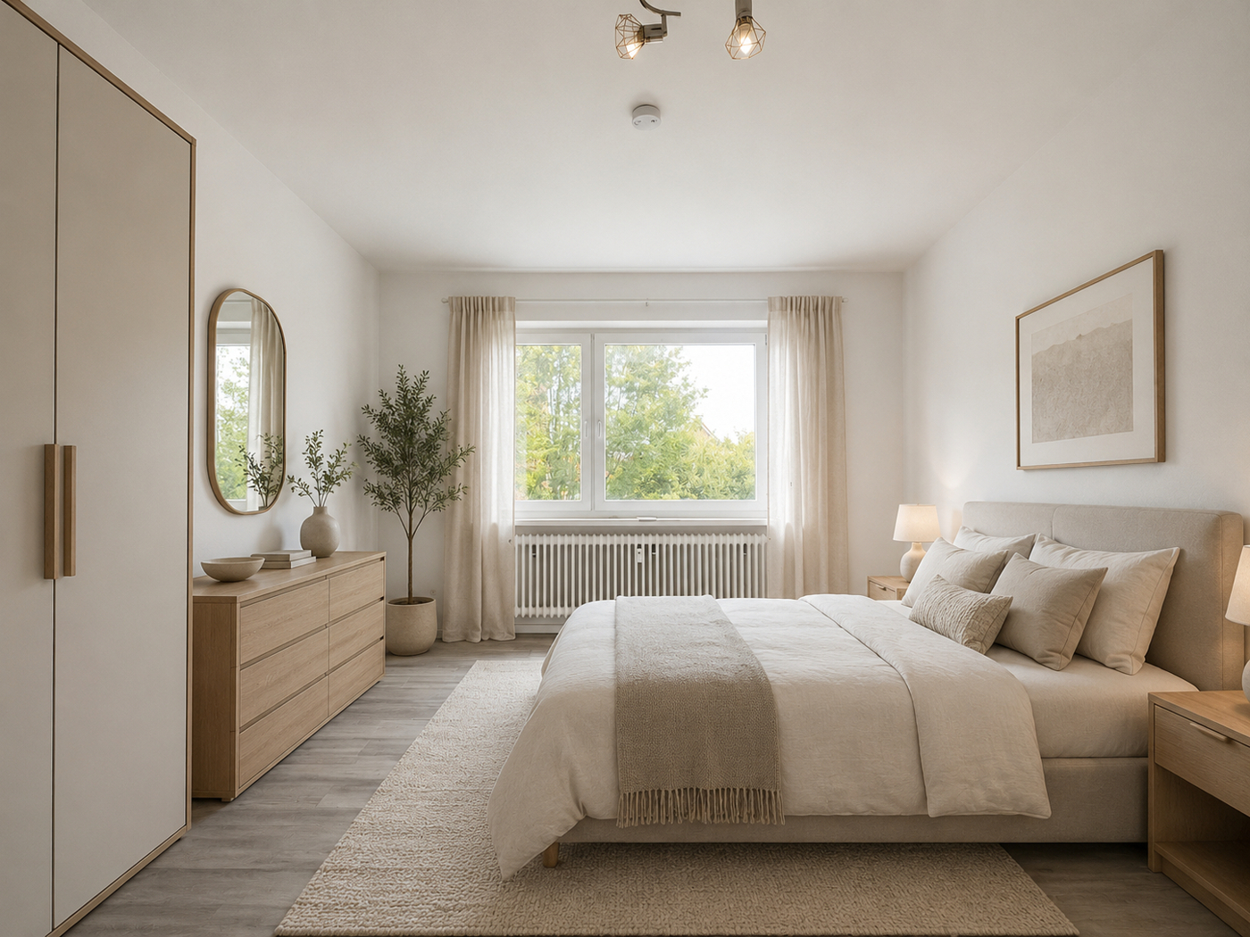 Musterwohnung WE7 (KI Einrichtung)