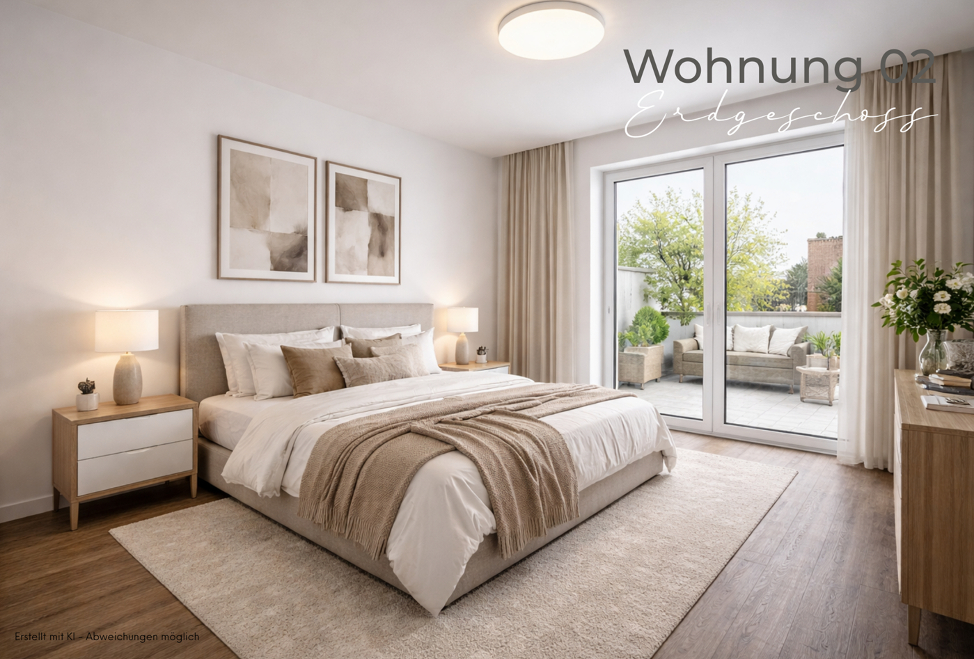 Schlafzimmer Beispiel WE 2