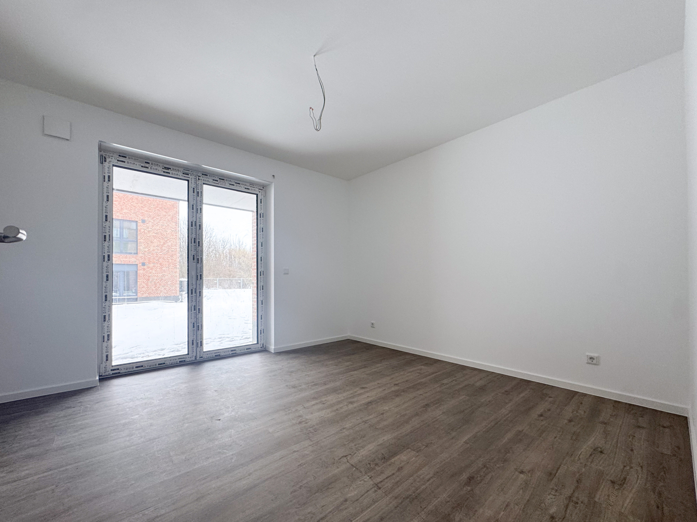 Schlafzimmer WE 2 mit Terrasse