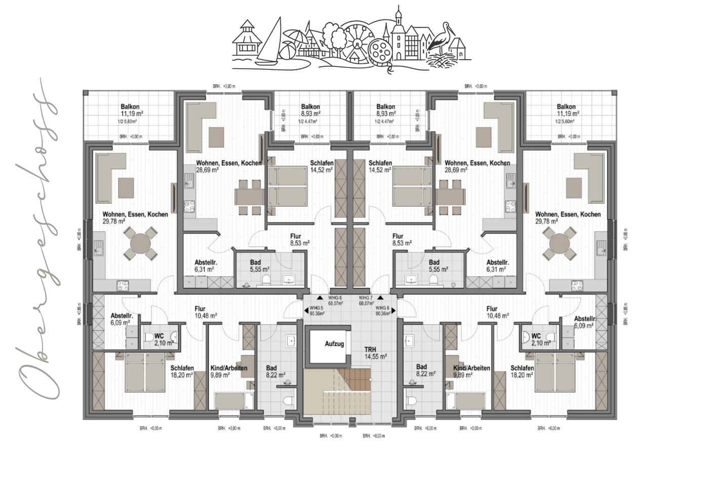 Grundriss Obergeschoss