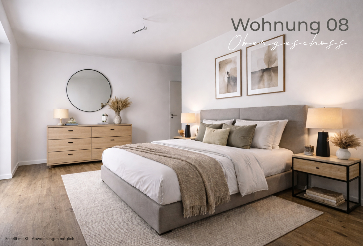 Beispiel Schlafzimmer WE 8