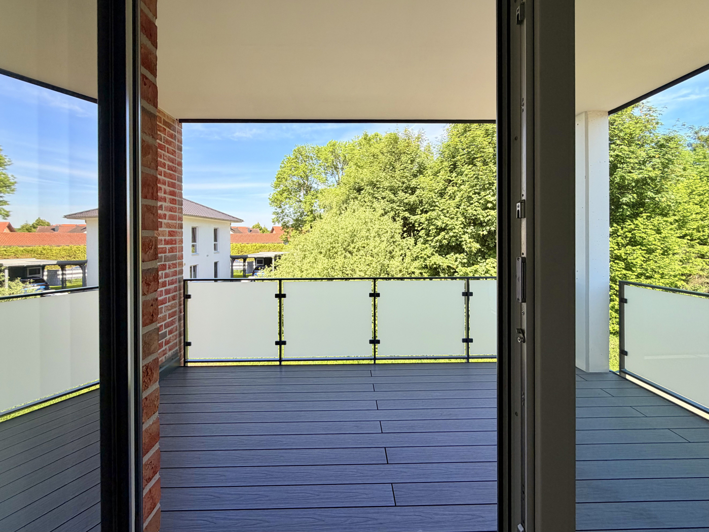 Balkon zur West-Seite