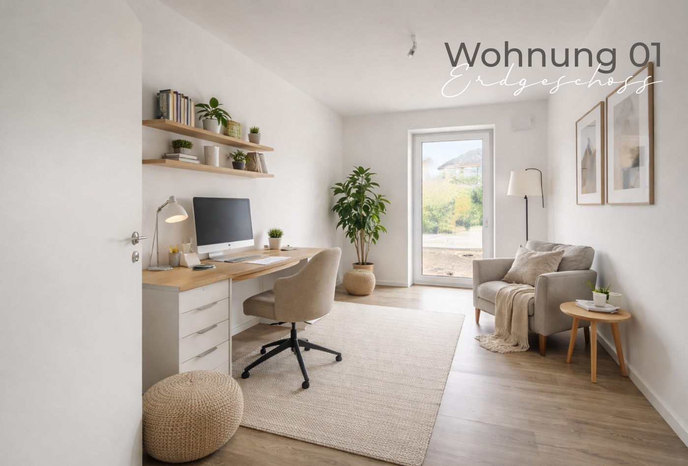 Beispiel Gäste/Arbeitszimmer WE1