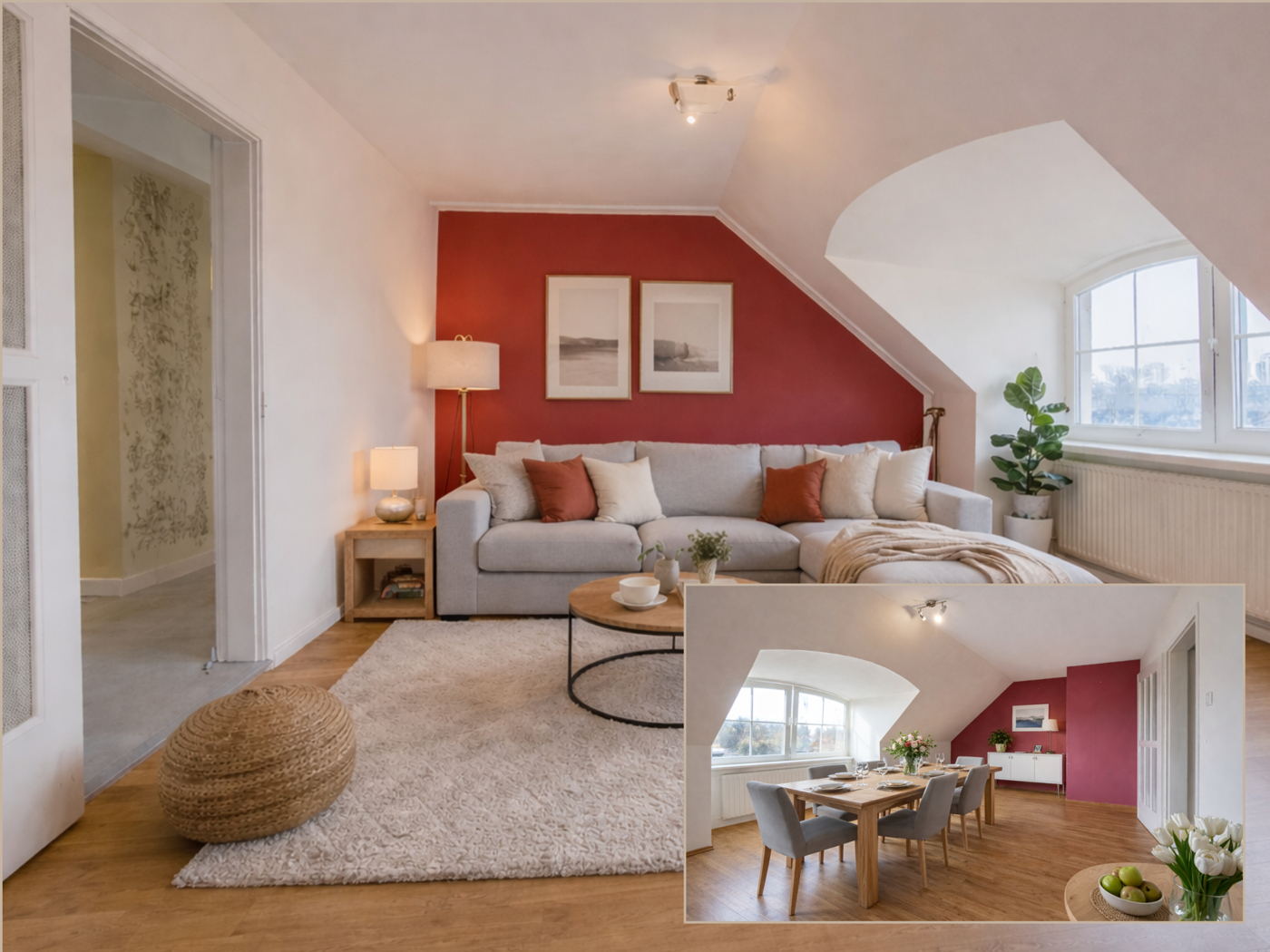 Wohnzimmer KI Visualisiert 