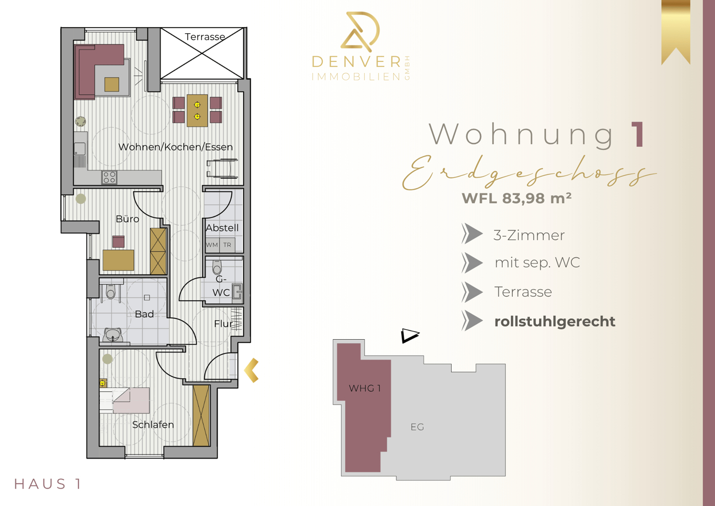 Grundriss Haus 1 - Wohnung  (1)