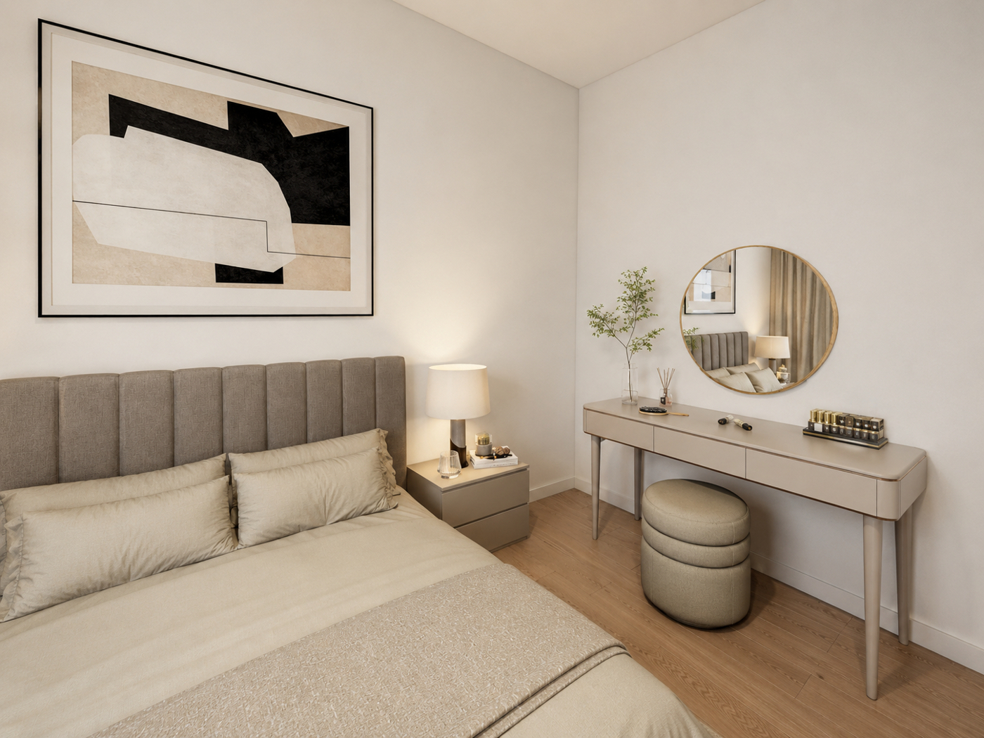 KI-Visualisierung Schlafzimmer
