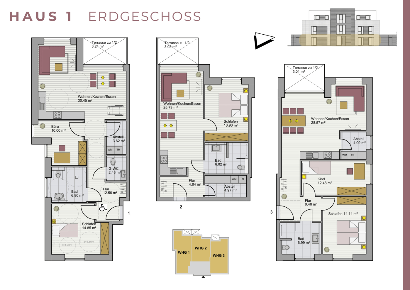 Erdgeschoss - Grundrisse