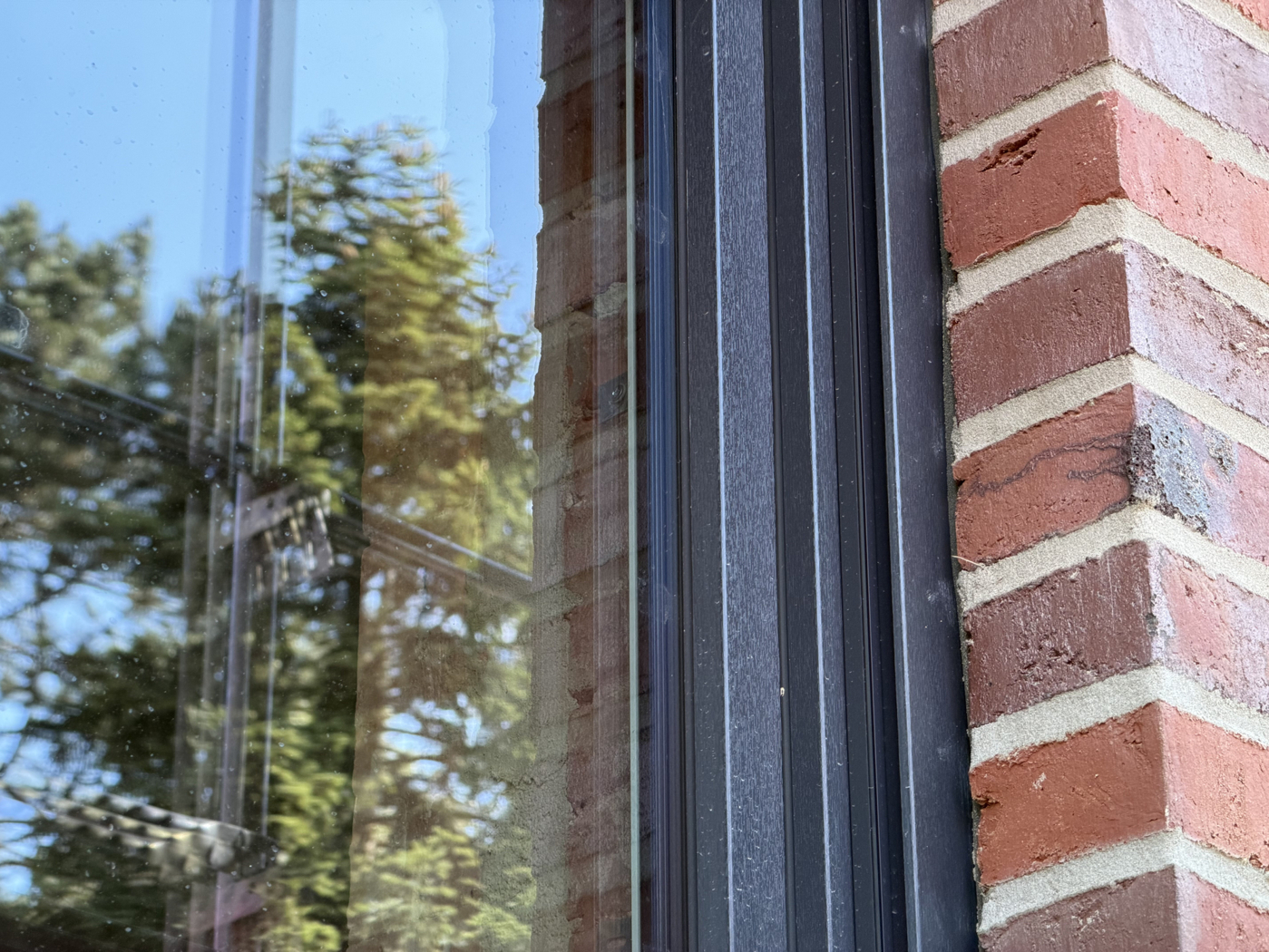 Fenster Detail und Klinker