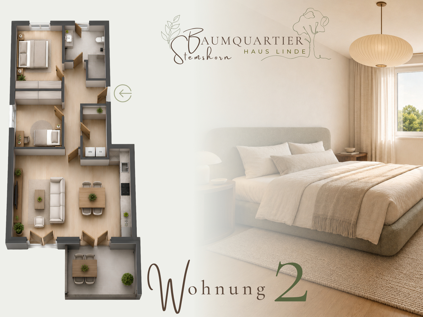 Wohnung 2 - Grundriss