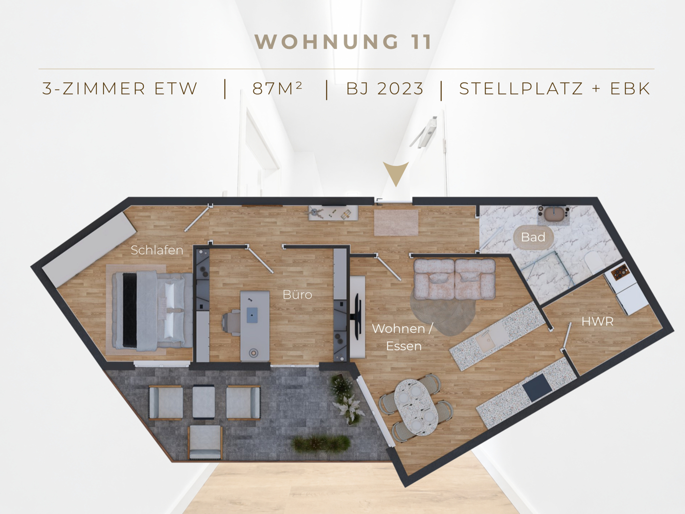 3-Zimmer ETW 