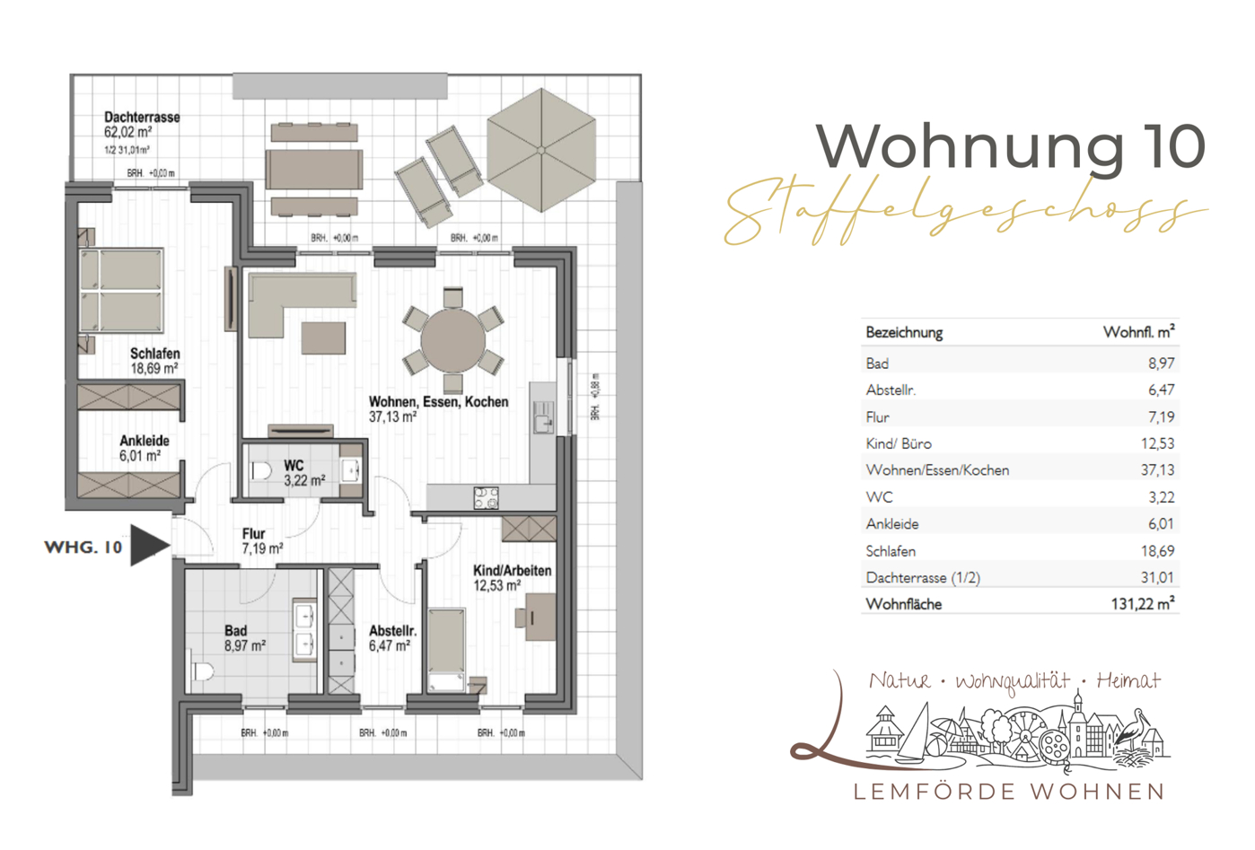 Grundriss WE 10