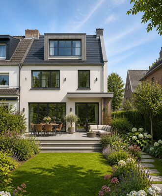Visualisierung Gartenseite