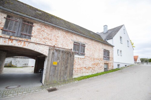 Außenansicht Rückseite Scheune/Wohnhaus