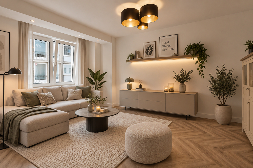 Wohnzimmer (KI generiert)