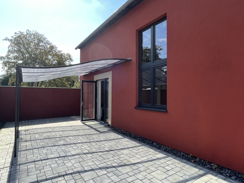 Eingang/ Pergola/Chillout-Area