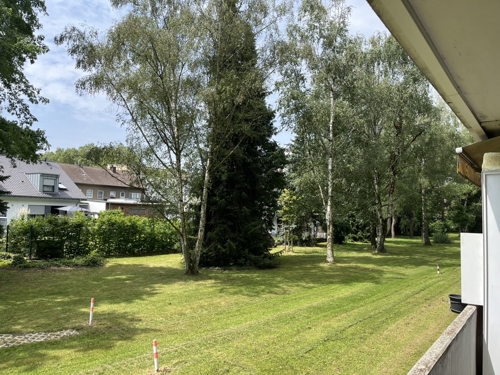 Blick vom Balkon