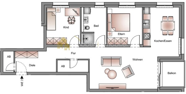 WE 2 Grundriss Bild