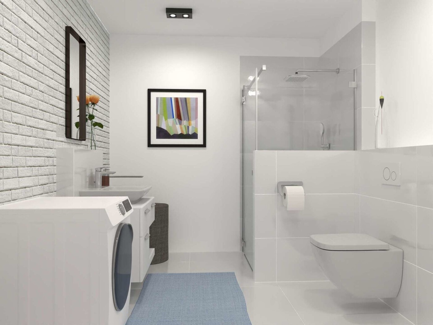 Duschbad visualisiert