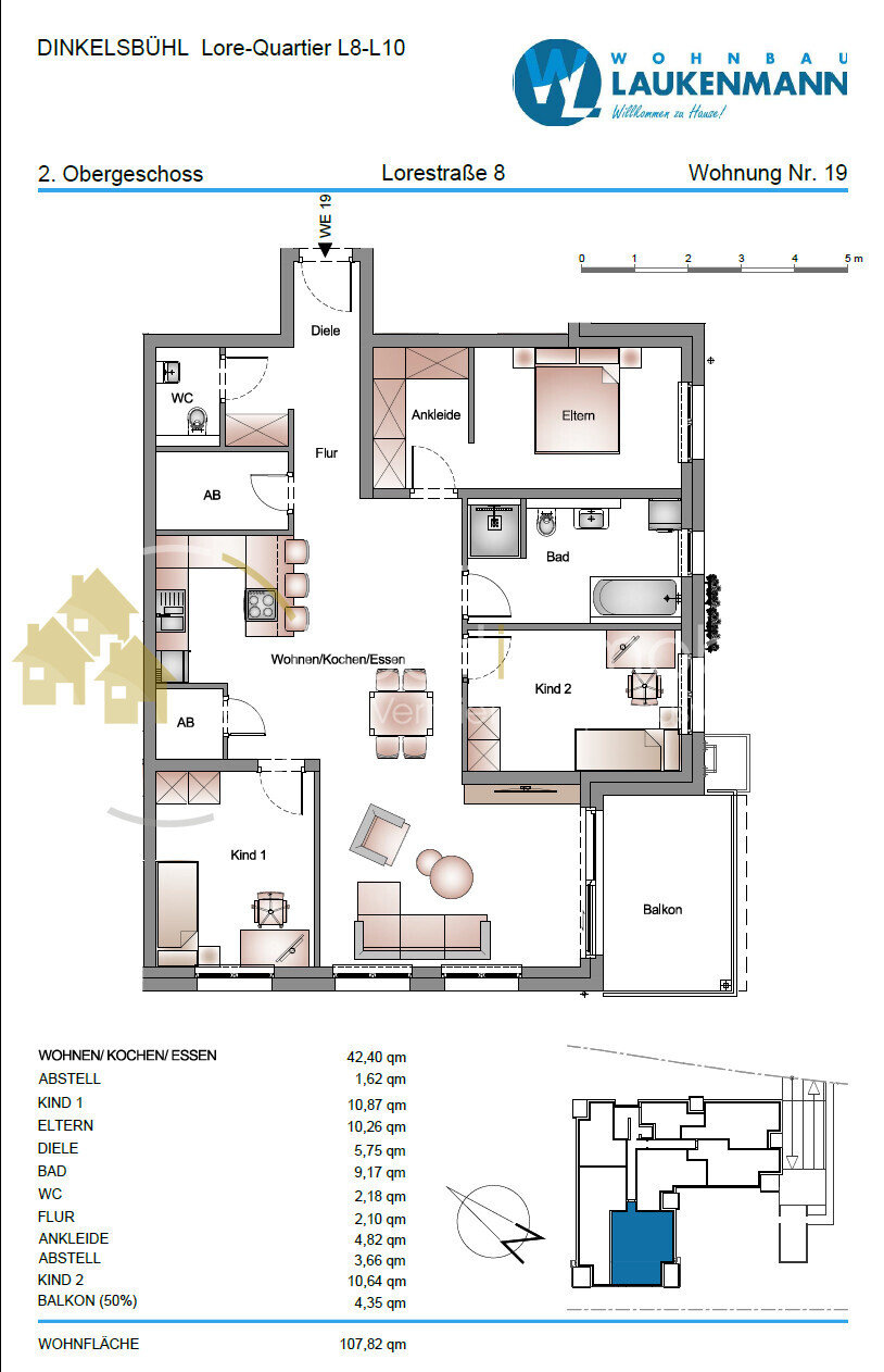 Grundriss Wohnung 19