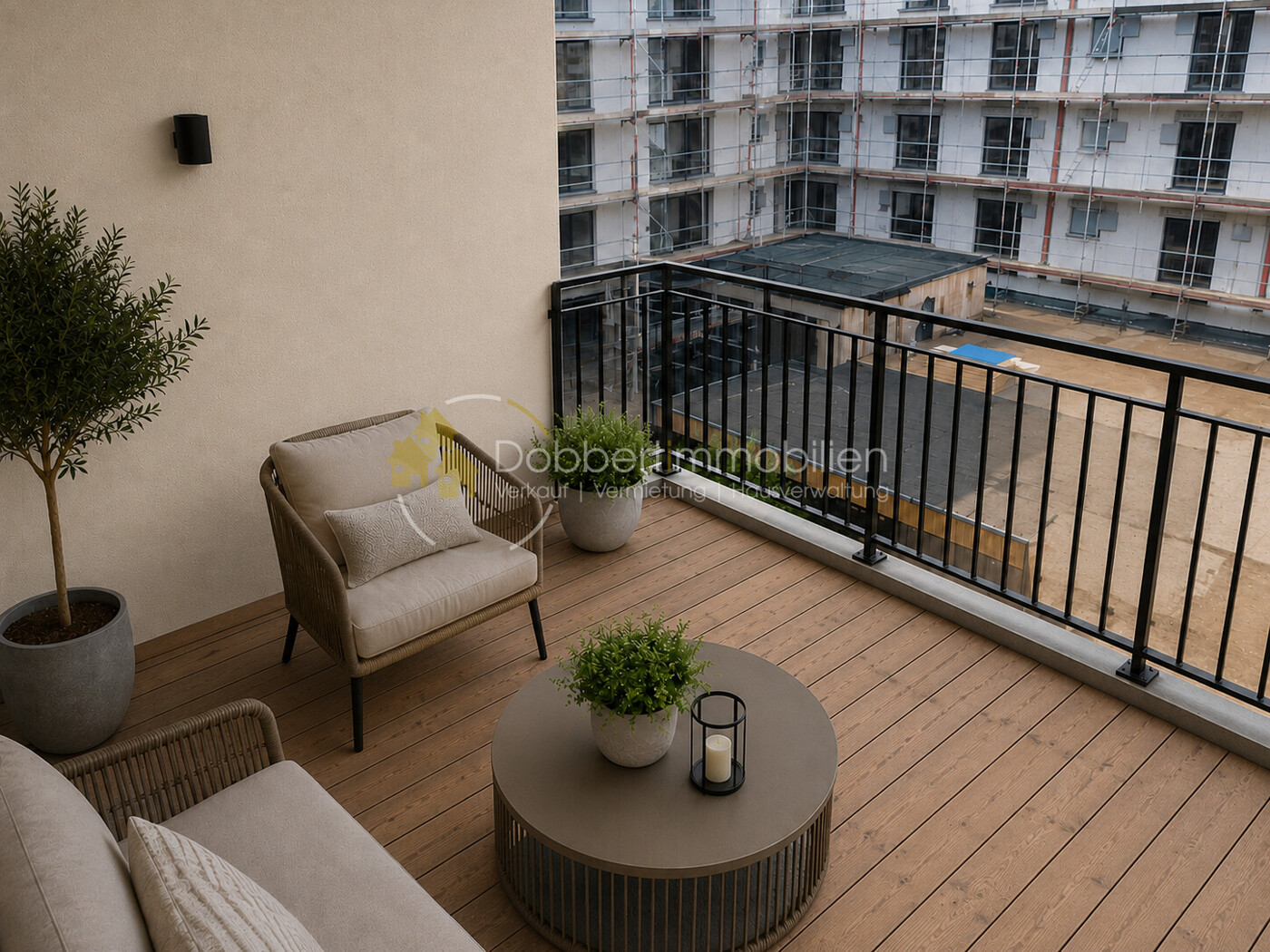 Visualisierung Balkon