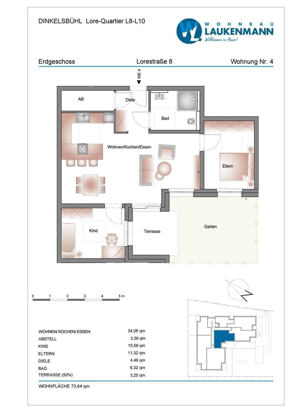 Grundriss WE 4