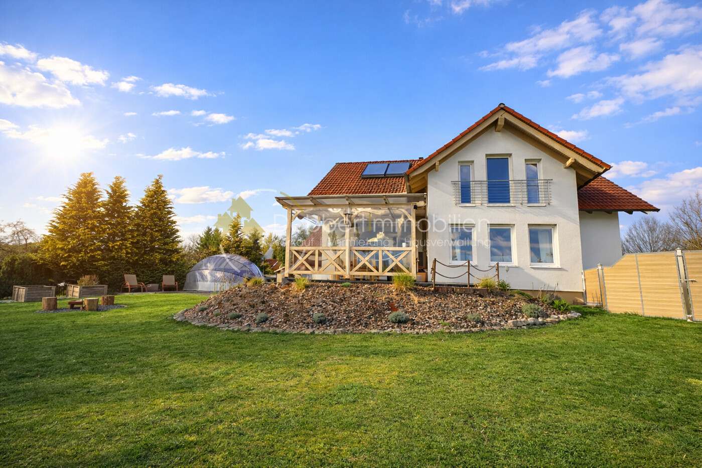 Außenansicht vom Garten