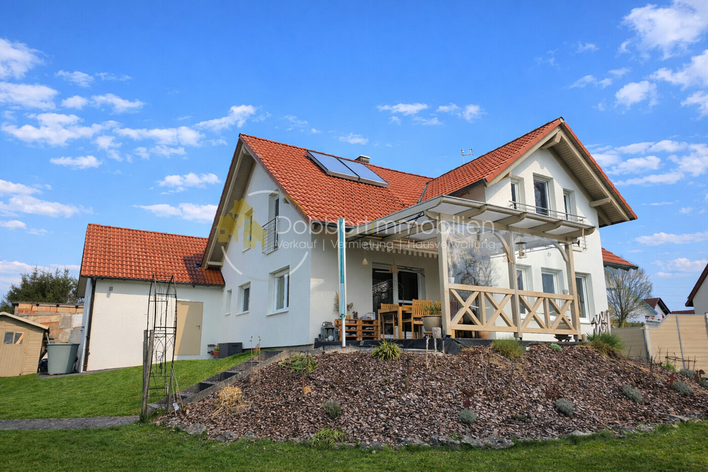 Gartenansicht Terrasse