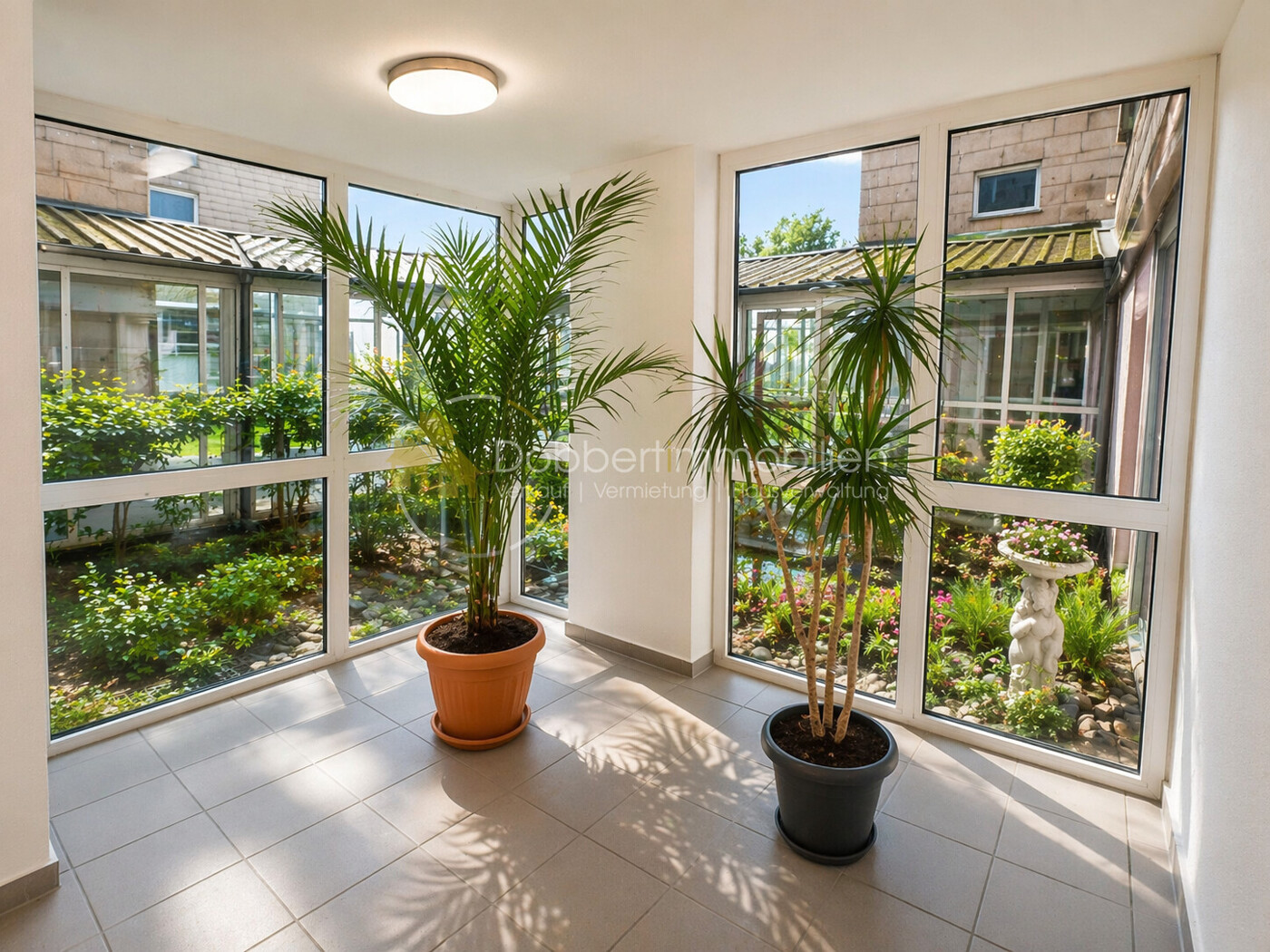 Grünbereich im Garten