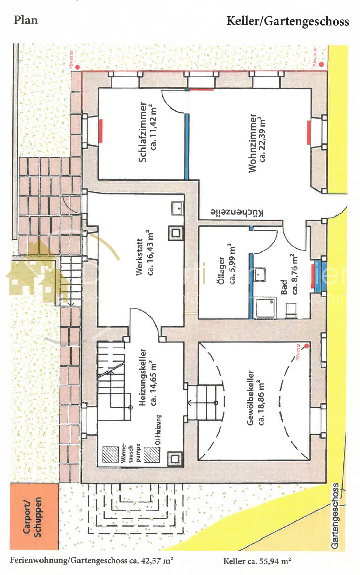 Grundriss Gartengeschoss