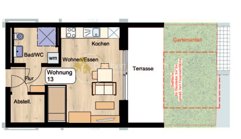 Grundriss Wohnung 13