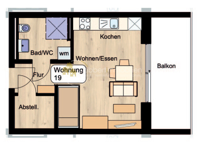 Grundriss Wohnung 19